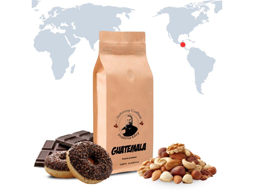 Guatemala tmavě pražená káva