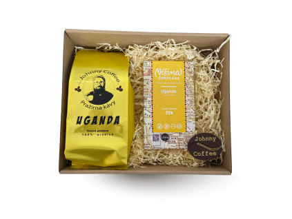 Uganda set s čokoládou